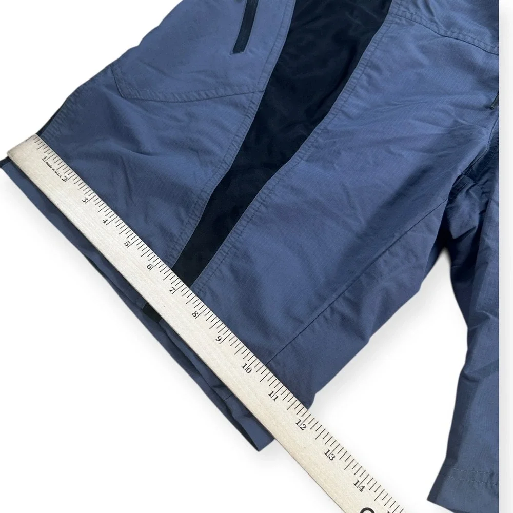 Santic‎ Cycling Shorts Mens XL Blue Gray Padded Chamois Zipper Pockets Biking